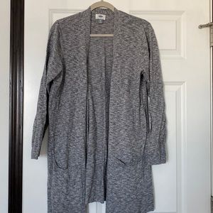 Old Navy cardigan duster gray size xl womens